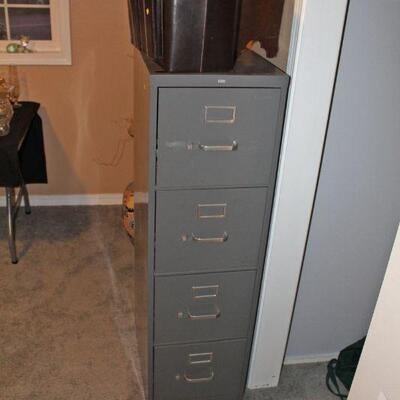 Hon non locking 4 drawer file cabinet (#155)
