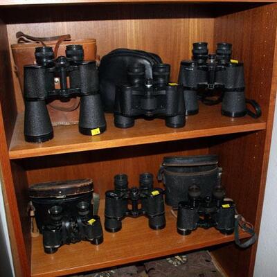Lot of six pair of binoculars (#170)