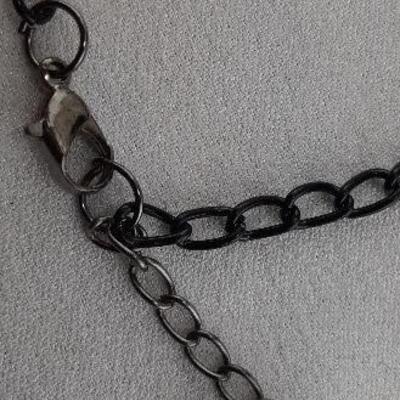 Blacktone Dangle Necklace