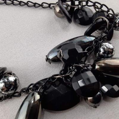 Blacktone Dangle Necklace