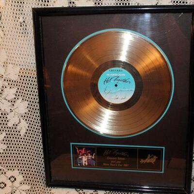 Hot Together 1987 gold record, framed (#190)