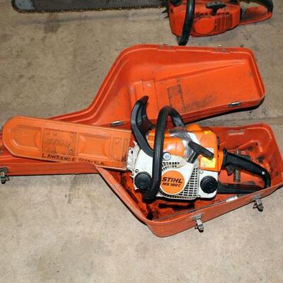 Stihl MS 180c chain saw, with case (#263)