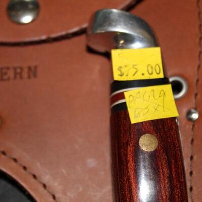 Western Cutlery Hunting knife and ax set, new in box  (#316)