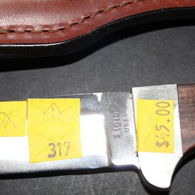 Rigid Knives fixed blade knife, new in box (#317)