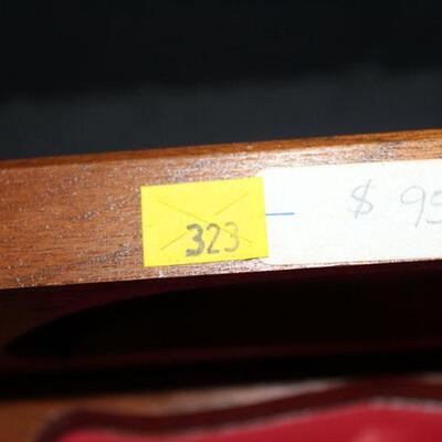 Vintage Case XX Buffalo pocket knife, original wood box (#323)