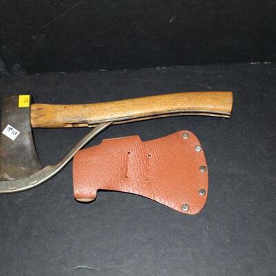 Vintage A.G. Russell safety camper's ax (#324)