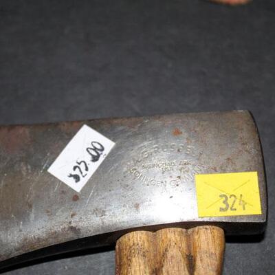 Vintage A.G. Russell safety camper's ax (#324)