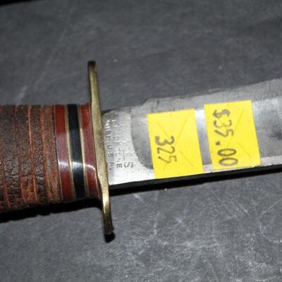 Vintage Marble's fixed blade knife (#325)