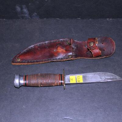 Vintage Marble's fixed blade knife (#325)