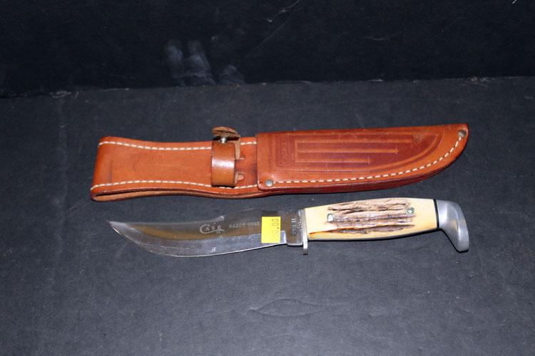 Case 5235 Fixed blade stag handle hunting knife (326)