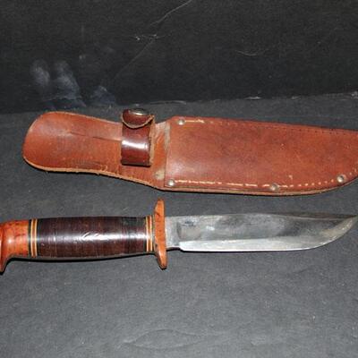 Vintage Western fixed blade knife (#330)