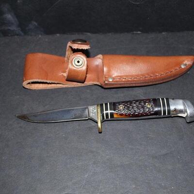 Western 626 fixed blade knife, as new (#331)