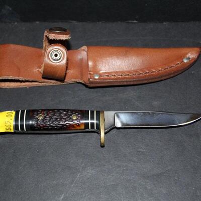 Western 626 fixed blade knife, as new (#331)