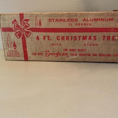 Stainless 4Ft Christmas Tree from TG&Y 