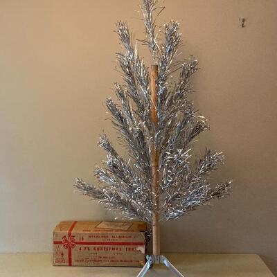 Stainless 4Ft Christmas Tree from TG&Y 