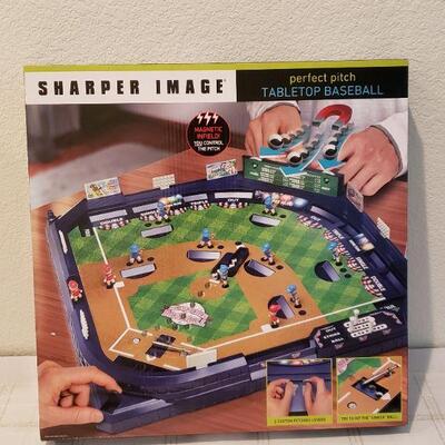 Lot 890: New Sharper Image Perfect Pitch Tabletop Baseball Game