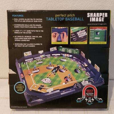 Lot 890: New Sharper Image Perfect Pitch Tabletop Baseball Game