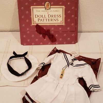 Lot 897: New/Old Stock Pleasant Company AMERICAN GIRL  Sailor Outfit and Doll Dress Patterns