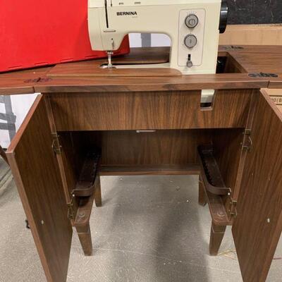 #7 Bernina Sewing Machine and Cabinet