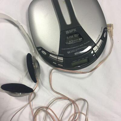 #30 Portable CD Player & Headphones