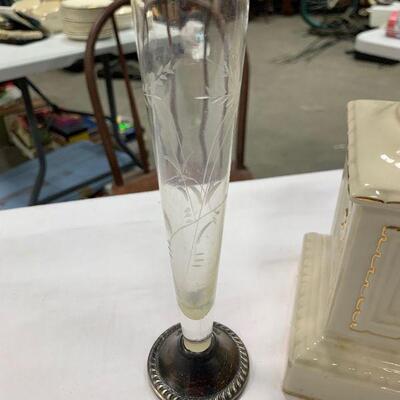 #136 Lamp Base and Glass