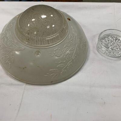 #138 Ceiling Light Glass and Misc