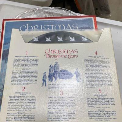 #246 Christmas Records & Plate 