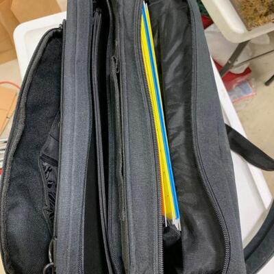 #266 Office Bag With Organizer Tabs