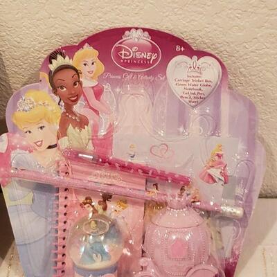 Lot 907: NEW Disney Princess Journal Set, Activity Book, Matchbox Bo Peep Car and Ty Beanie Baby Ornament 