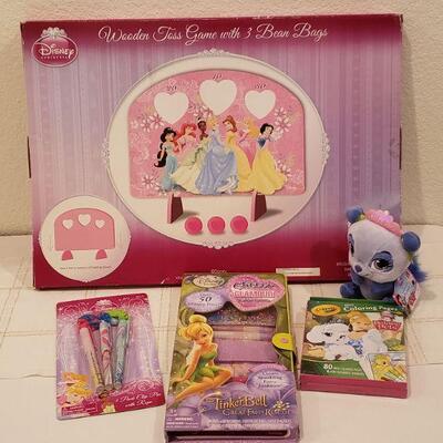 Lot 909: New Disney Princess Bean Bag Toss, Activity Sets and Mulan's Plushie Panda