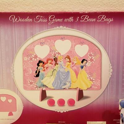 Lot 909: New Disney Princess Bean Bag Toss, Activity Sets and Mulan's Plushie Panda