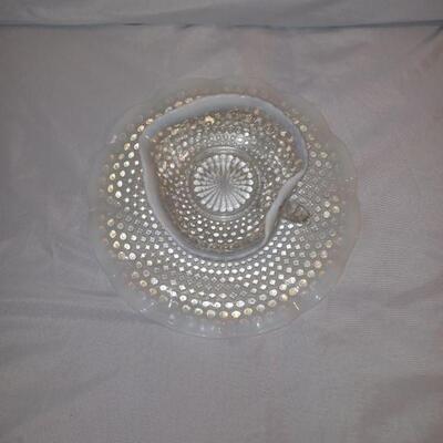 Vintage Hobnail, Candy Dish, Moonstone, Opalescent