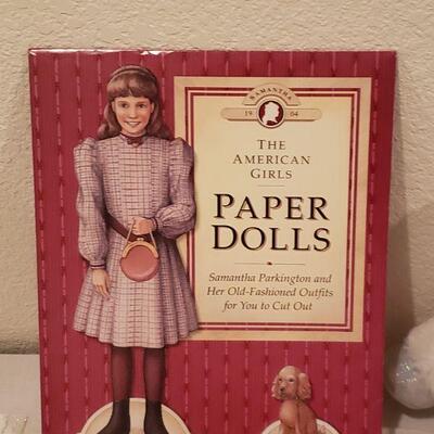 Lot 931: NEW (2) American Girl Paper Dolls Sets and Hallmark Magical Fawn Plushie 