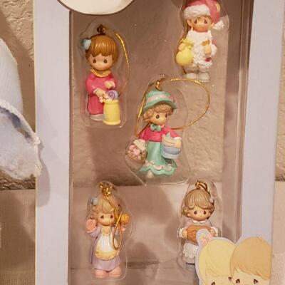 Lot 959: NEW Precious Moments Doll, Decorative Snowman and Ornaments 