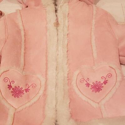 Lot 960: NEW 3T Girls Coat with Matching Purse