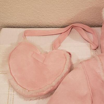 Lot 960: NEW 3T Girls Coat with Matching Purse