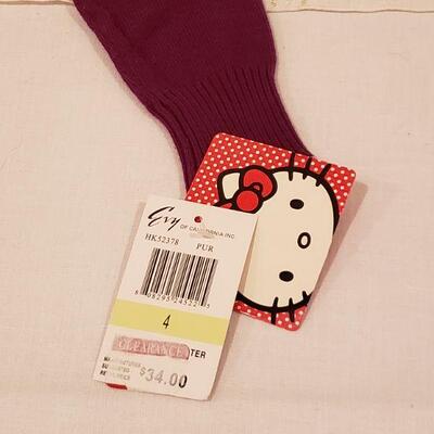 Lot 962: NEW HELLO KITTY Purple and Pink Sweater Size 4