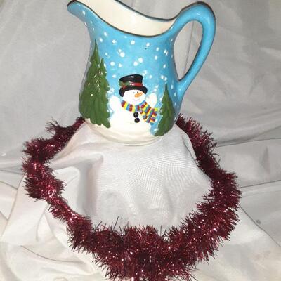 Christmas Pitcher