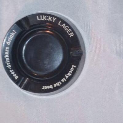 Lucky Lager Ash Tray