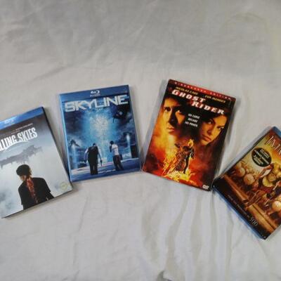 3 Blu-Rays 1 DVD