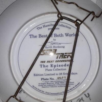 Star Trek Collectors  Plate