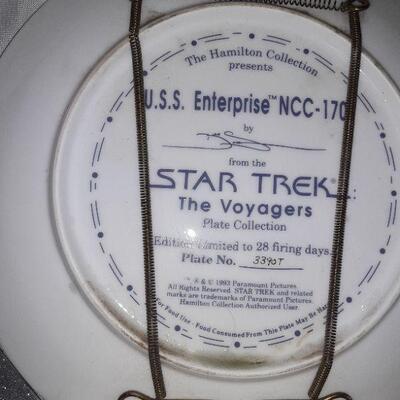 Star Trek Collectors  Plate