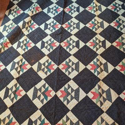 Antique patchwork quilt 60
