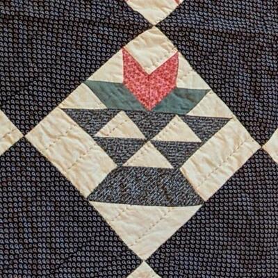 Antique patchwork quilt 60