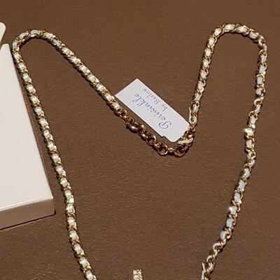 Lot 984: NEW Cross Necklace and Cross Cuff Bracelet 