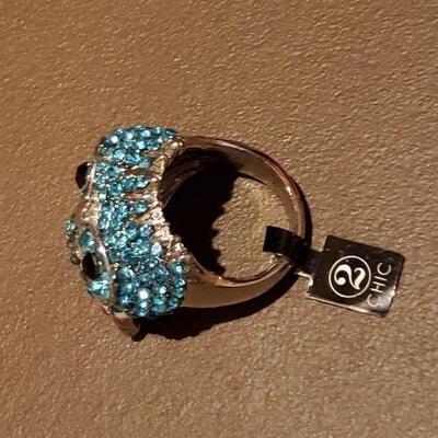 Lot 986: NEW Necklace and Owl Ring