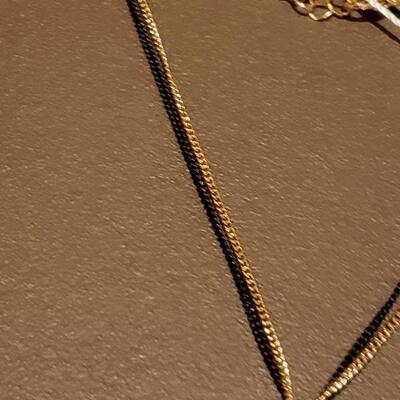 Lot 987: NEW H2 Swarovski Elements Necklace and Black Tassel Bracelet 