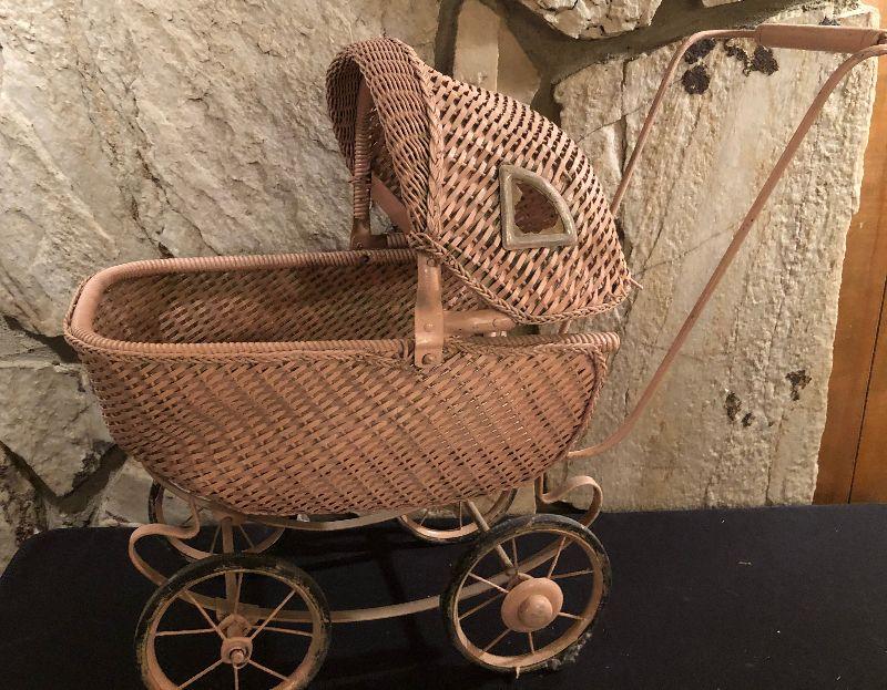 antique doll buggies