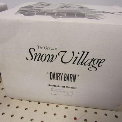 Lot 259 -  Dept. 56 Snow Village Dairy Barn