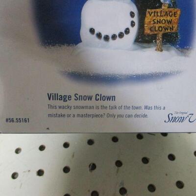 Lot 275 - Dept. 56 Snow Village Snow Clown 